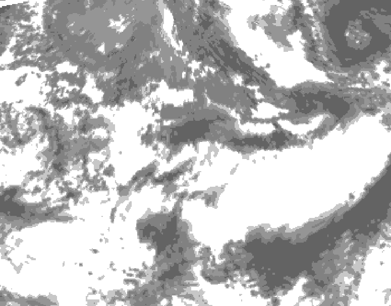 GDPS total cloud 120 hour forecast chart for Canada based on 2026/09/19 0000Z data
