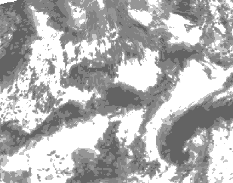 GDPS total cloud 156 hour forecast chart for Canada based on 2026/09/19 0000Z data