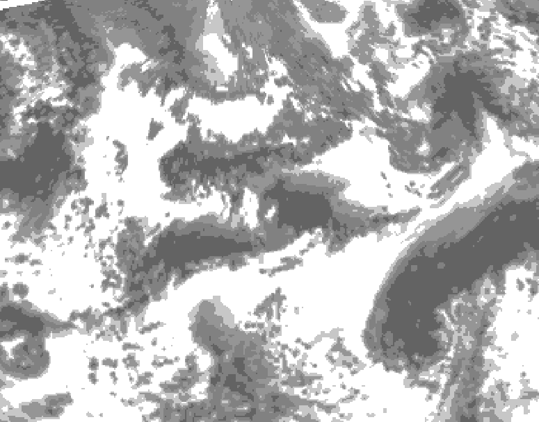 GDPS total cloud 168 hour forecast chart for Canada based on 2026/09/19 0000Z data