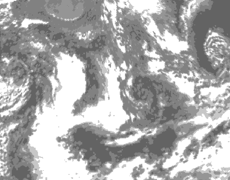 GDPS total cloud 024 hour forecast chart for Canada based on 2026/09/19 1200Z data