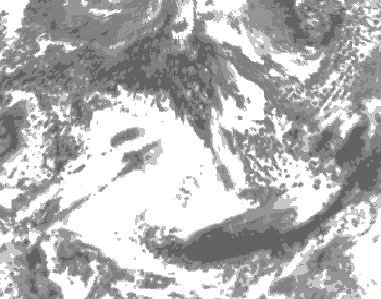 GDPS total cloud 060 hour forecast chart for Canada based on 2026/09/19 1200Z data
