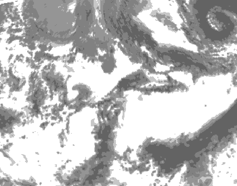 GDPS total cloud 108 hour forecast chart for Canada based on 2026/09/19 1200Z data