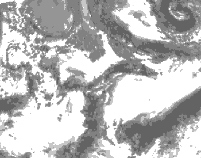 GDPS total cloud 114 hour forecast chart for Canada based on 2026/09/19 1200Z data