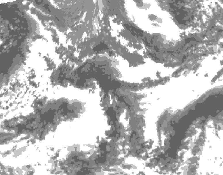 GDPS total cloud 138 hour forecast chart for Canada based on 2026/09/19 1200Z data