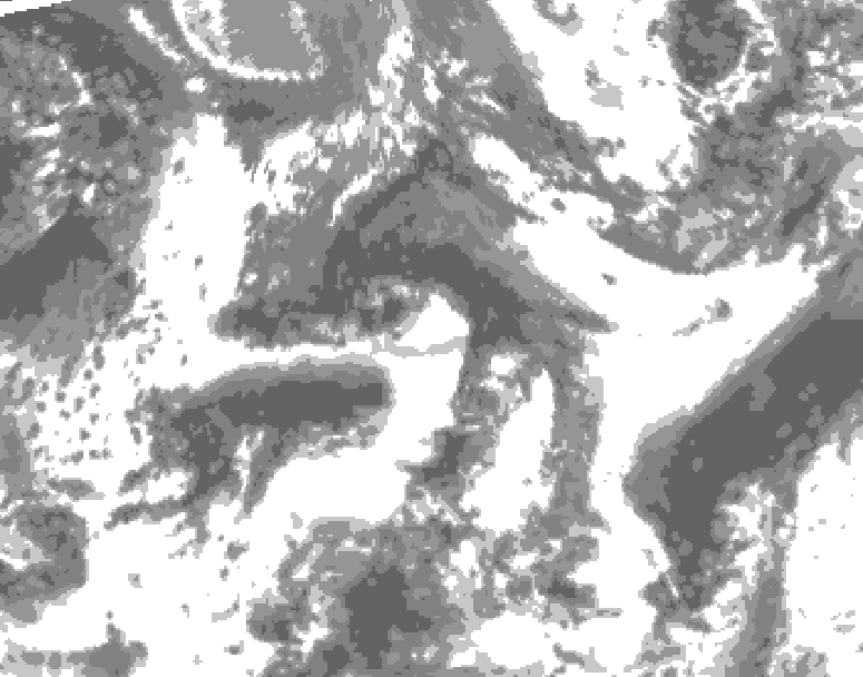 GDPS total cloud 150 hour forecast chart for Canada based on 2026/09/19 1200Z data