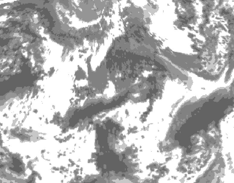 GDPS total cloud 168 hour forecast chart for Canada based on 2026/09/19 1200Z data