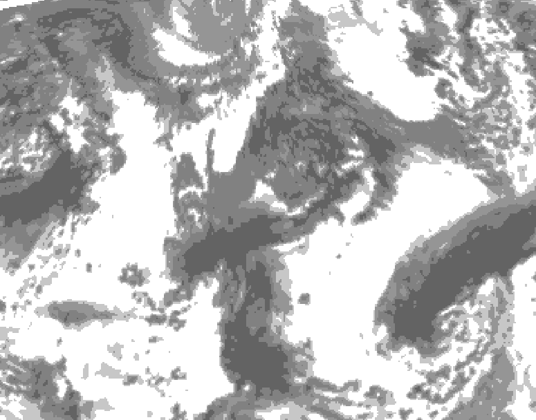 GDPS total cloud 174 hour forecast chart for Canada based on 2026/09/19 1200Z data