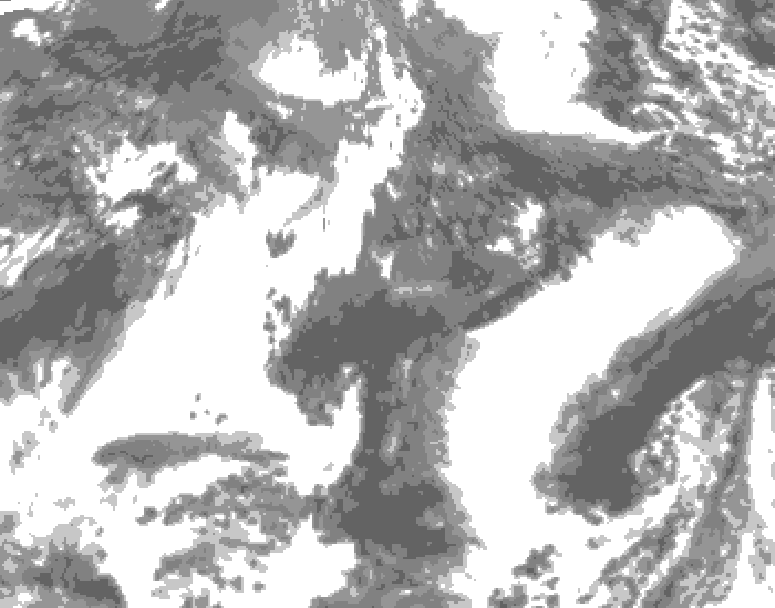 GDPS total cloud 186 hour forecast chart for Canada based on 2026/09/19 1200Z data