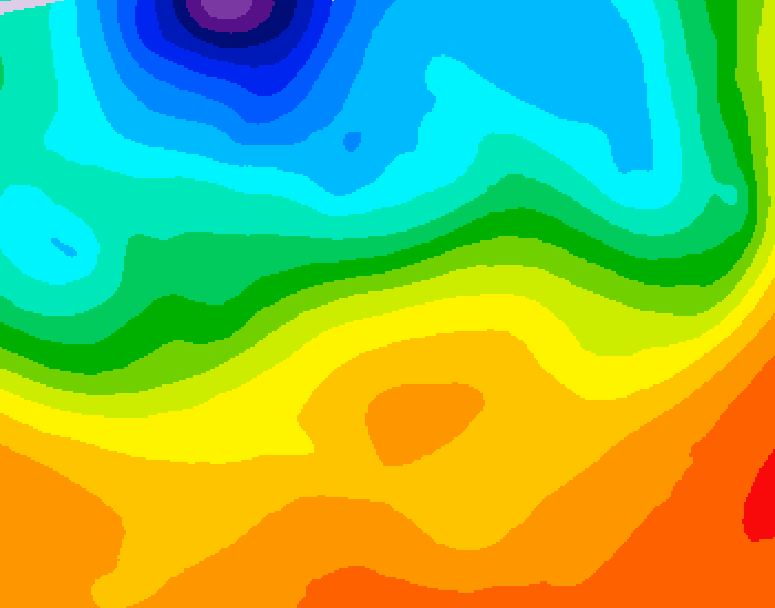 GDPS 500 millibar geopotential height 072 hour forecast chart for Canada based on 2026/09/20 0000Z data