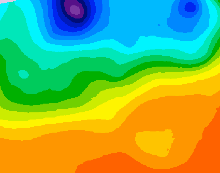 GDPS 500 millibar geopotential height 108 hour forecast chart for Canada based on 2026/09/20 0000Z data