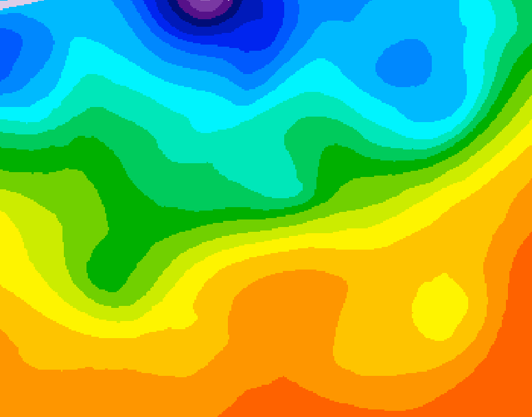 GDPS 500 millibar geopotential height 144 hour forecast chart for Canada based on 2026/09/20 0000Z data