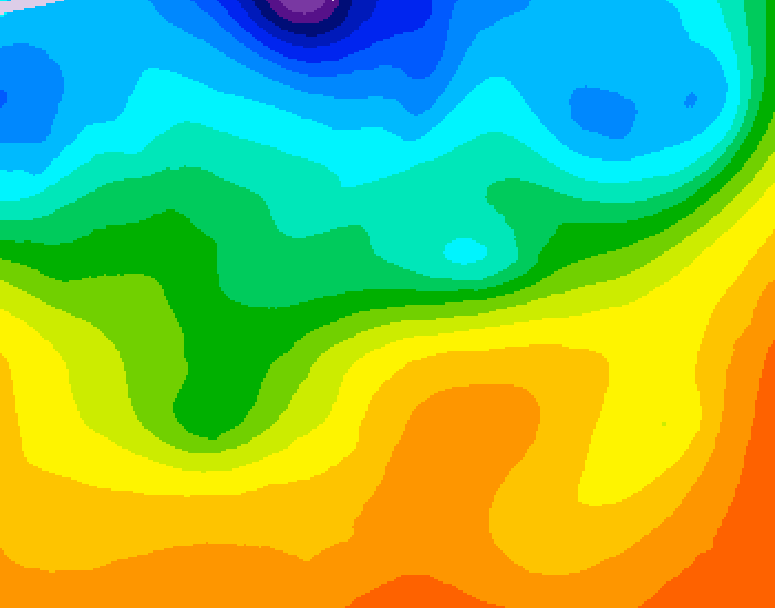 GDPS 500 millibar geopotential height 156 hour forecast chart for Canada based on 2026/09/20 0000Z data
