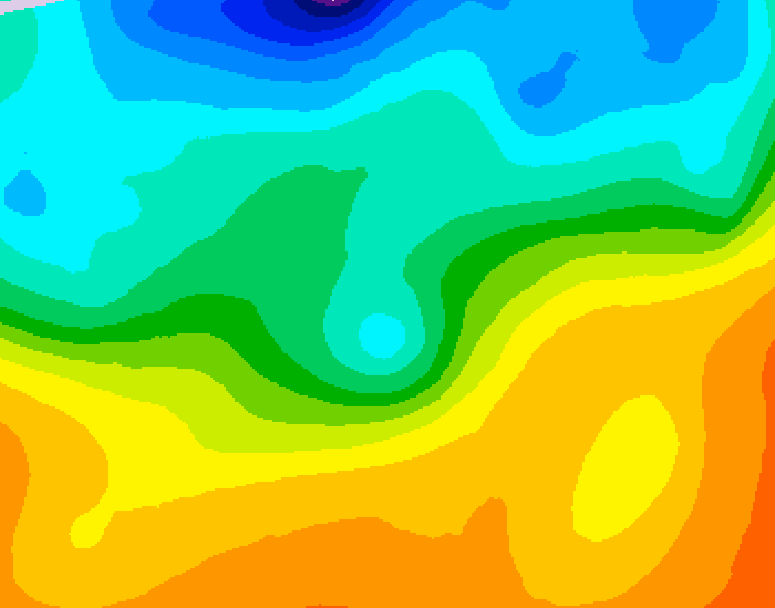 GDPS 500 millibar geopotential height 192 hour forecast chart for Canada based on 2026/09/20 0000Z data