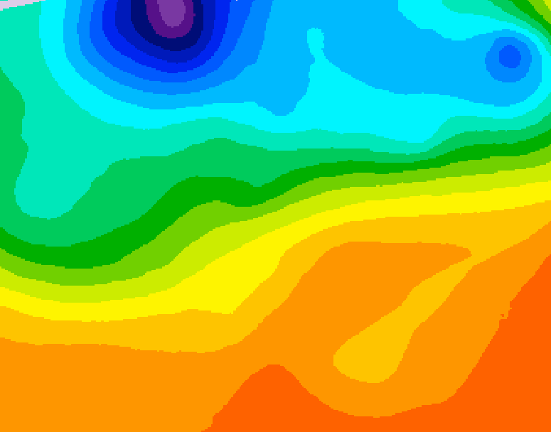 GDPS 500 millibar geopotential height 084 hour forecast chart for Canada based on 2026/09/20 1200Z data