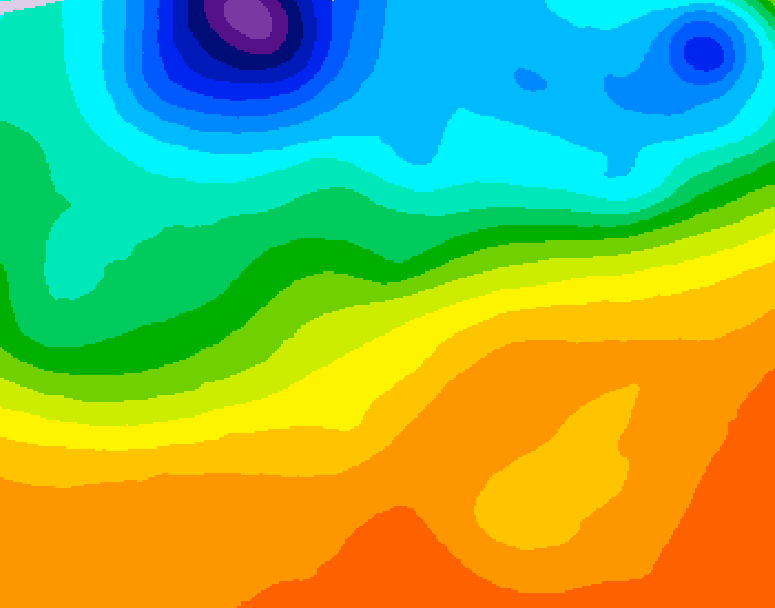 GDPS 500 millibar geopotential height 090 hour forecast chart for Canada based on 2026/09/20 1200Z data