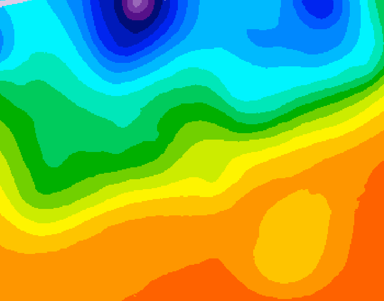 GDPS 500 millibar geopotential height 108 hour forecast chart for Canada based on 2026/09/20 1200Z data