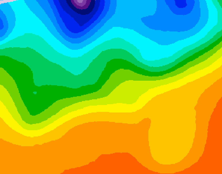 GDPS 500 millibar geopotential height 114 hour forecast chart for Canada based on 2026/09/20 1200Z data