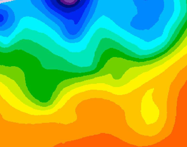 GDPS 500 millibar geopotential height 126 hour forecast chart for Canada based on 2026/09/20 1200Z data