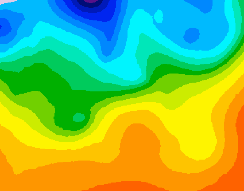 GDPS 500 millibar geopotential height 138 hour forecast chart for Canada based on 2026/09/20 1200Z data