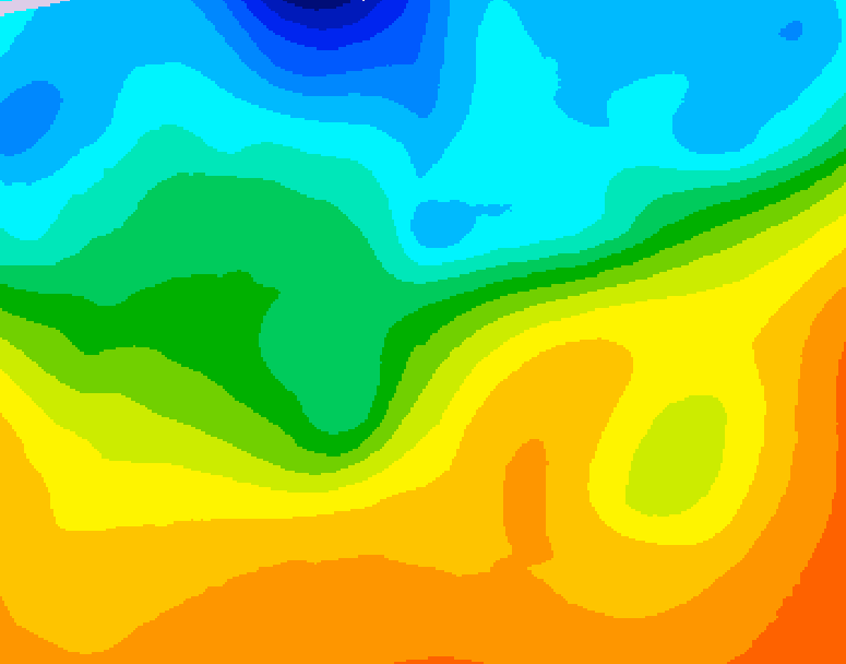 GDPS 500 millibar geopotential height 156 hour forecast chart for Canada based on 2026/09/20 1200Z data