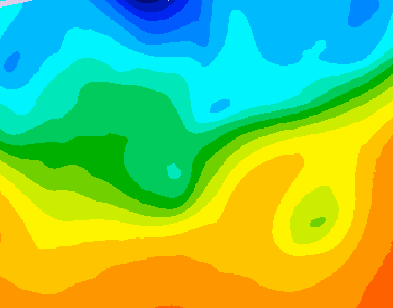 GDPS 500 millibar geopotential height 162 hour forecast chart for Canada based on 2026/09/20 1200Z data