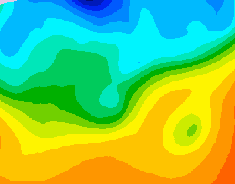 GDPS 500 millibar geopotential height 168 hour forecast chart for Canada based on 2026/09/20 1200Z data