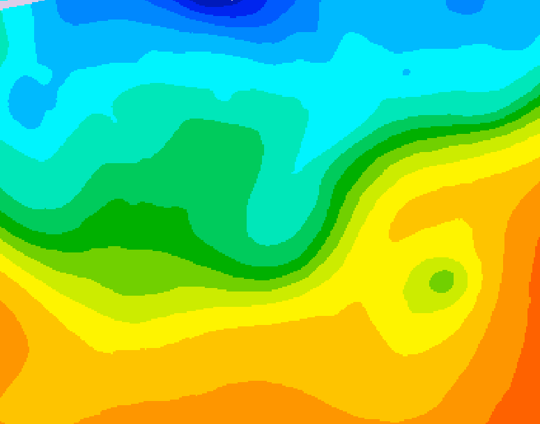 GDPS 500 millibar geopotential height 180 hour forecast chart for Canada based on 2026/09/20 1200Z data