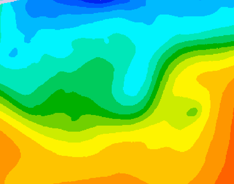 GDPS 500 millibar geopotential height 192 hour forecast chart for Canada based on 2026/09/20 1200Z data