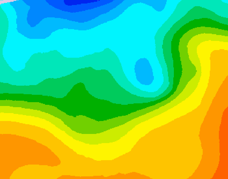 GDPS 500 millibar geopotential height 216 hour forecast chart for Canada based on 2026/09/20 1200Z data