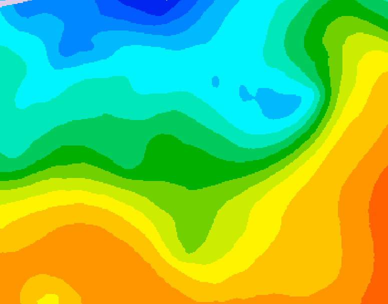 GDPS 500 millibar geopotential height 234 hour forecast chart for Canada based on 2026/09/20 1200Z data