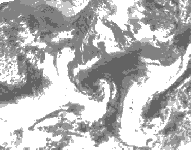 GDPS total cloud 192 hour forecast chart for Canada based on 2026/09/20 0000Z data