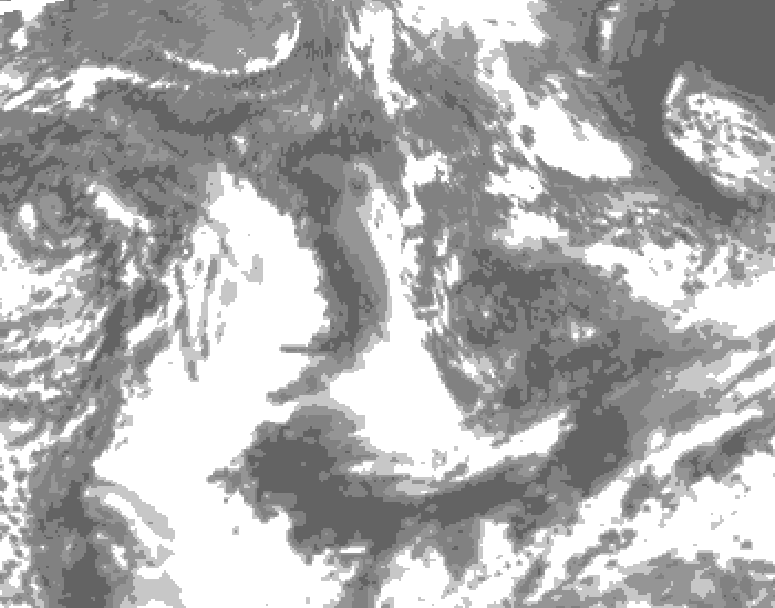 GDPS total cloud 006 hour forecast chart for Canada based on 2026/09/20 1200Z data