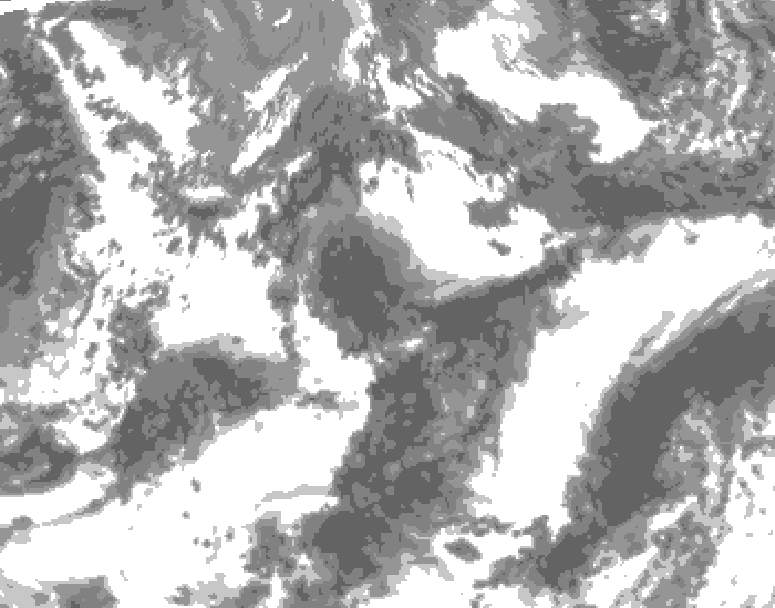 GDPS total cloud 114 hour forecast chart for Canada based on 2026/09/20 1200Z data