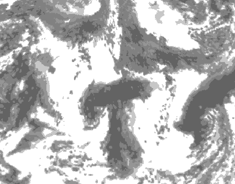 GDPS total cloud 156 hour forecast chart for Canada based on 2026/09/20 1200Z data
