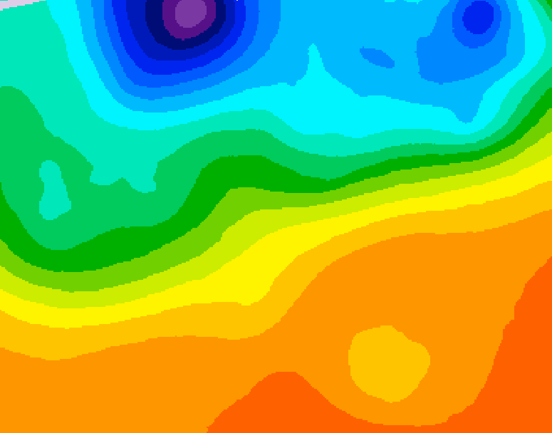 GDPS 500 millibar geopotential height 084 hour forecast chart for Canada based on 2026/09/21 0000Z data