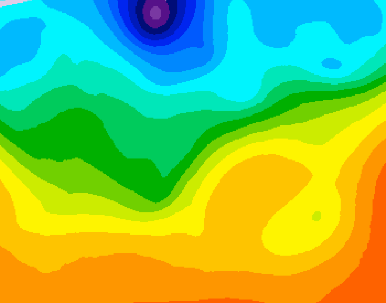 GDPS 500 millibar geopotential height 144 hour forecast chart for Canada based on 2026/09/21 0000Z data