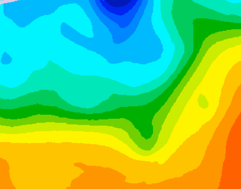 GDPS 500 millibar geopotential height 228 hour forecast chart for Canada based on 2026/09/21 0000Z data