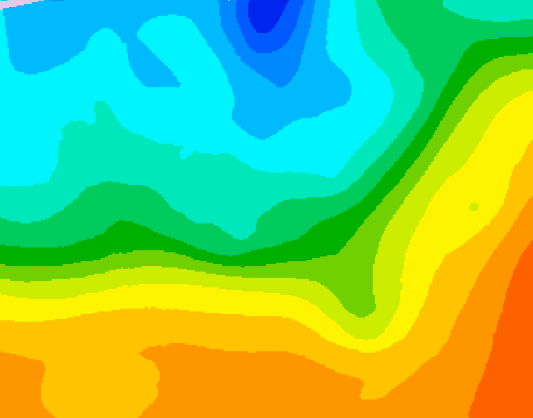 GDPS 500 millibar geopotential height 240 hour forecast chart for Canada based on 2026/09/21 0000Z data