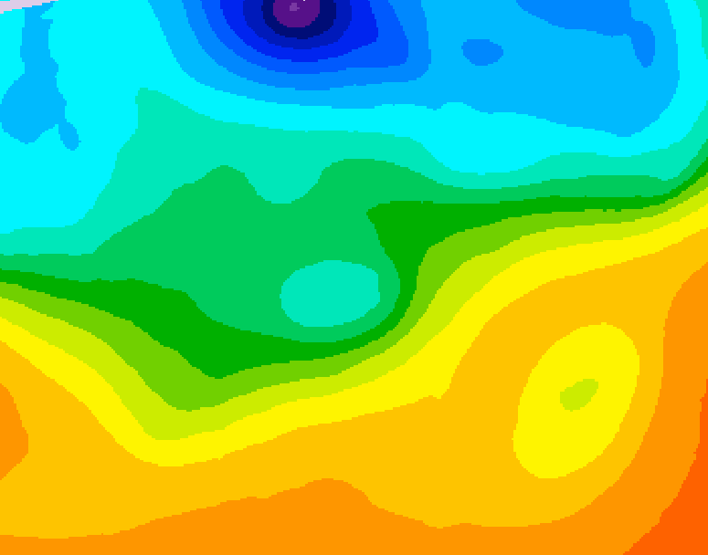 GDPS 500 millibar geopotential height 156 hour forecast chart for Canada based on 2026/09/21 1200Z data