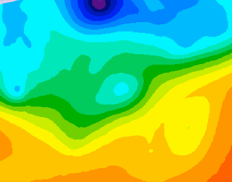 GDPS 500 millibar geopotential height 168 hour forecast chart for Canada based on 2026/09/21 1200Z data