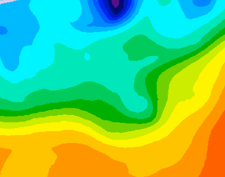 GDPS 500 millibar geopotential height 216 hour forecast chart for Canada based on 2026/09/21 1200Z data
