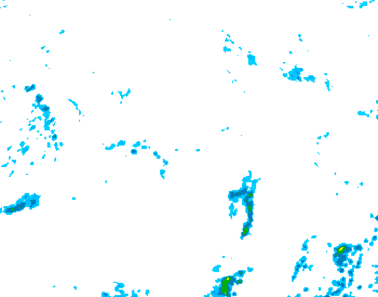 GDPS precipitation 228 hour forecast chart for Canada based on 2026/09/21 0000Z data