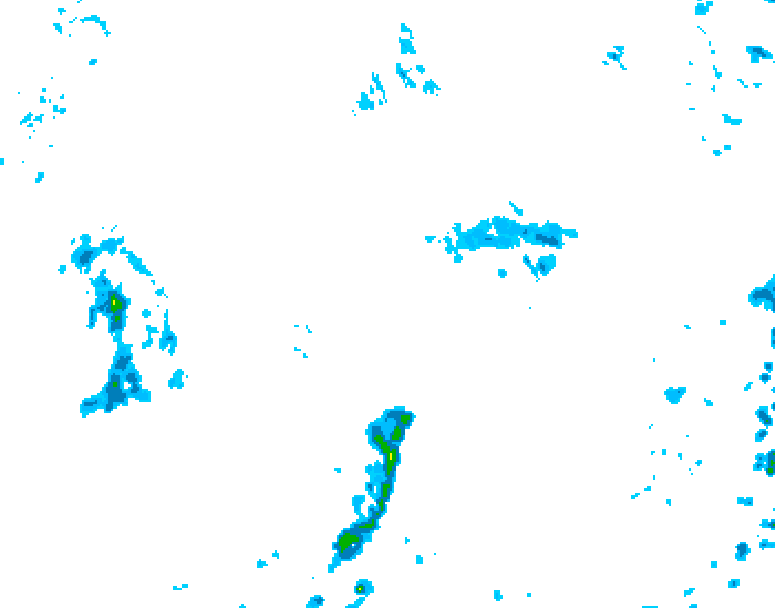 GDPS precipitation 180 hour forecast chart for Canada based on 2026/09/21 1200Z data