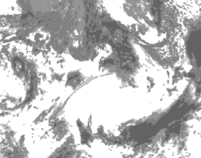 GDPS total cloud 048 hour forecast chart for Canada based on 2026/09/21 0000Z data
