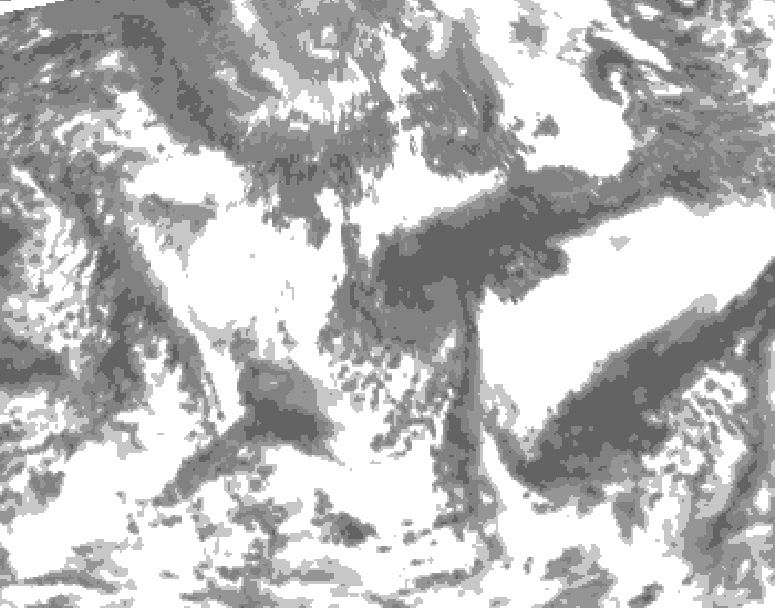 GDPS total cloud 168 hour forecast chart for Canada based on 2026/09/21 0000Z data
