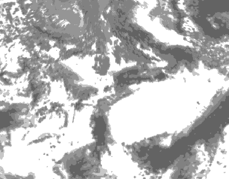 GDPS total cloud 060 hour forecast chart for Canada based on 2026/09/21 1200Z data