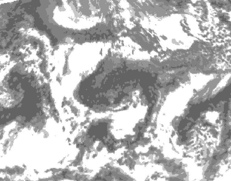 GDPS total cloud 168 hour forecast chart for Canada based on 2026/09/21 1200Z data