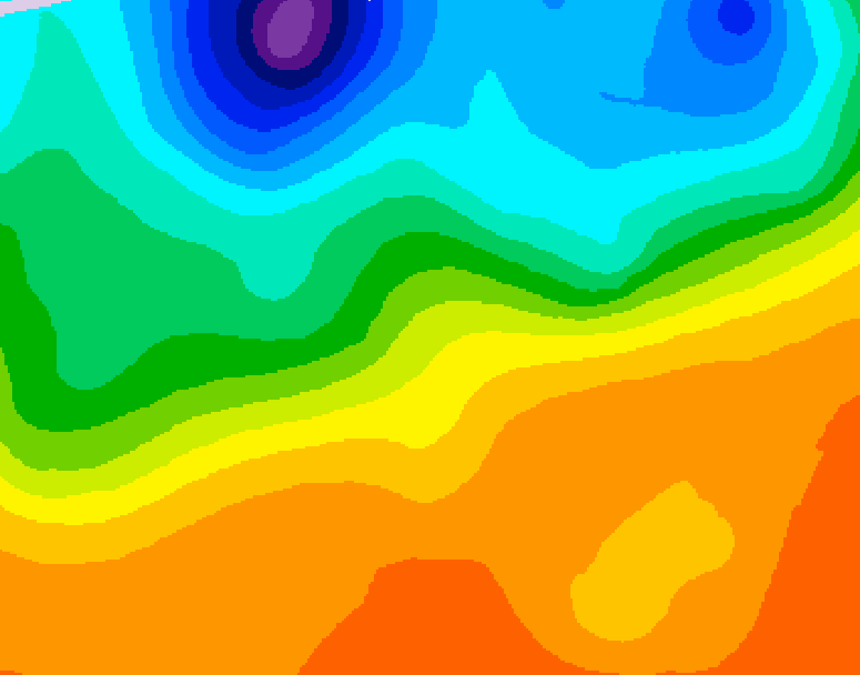 GDPS 500 millibar geopotential height 066 hour forecast chart for Canada based on 2026/09/22 0000Z data