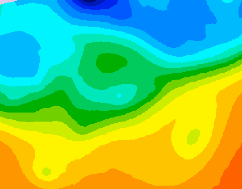 GDPS 500 millibar geopotential height 162 hour forecast chart for Canada based on 2026/09/22 0000Z data