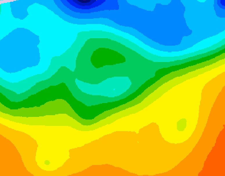 GDPS 500 millibar geopotential height 168 hour forecast chart for Canada based on 2026/09/22 0000Z data